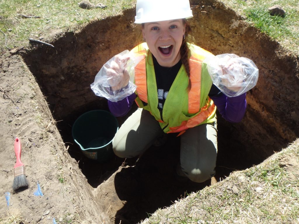 Project Manager Jessica Lytle archaeology unit